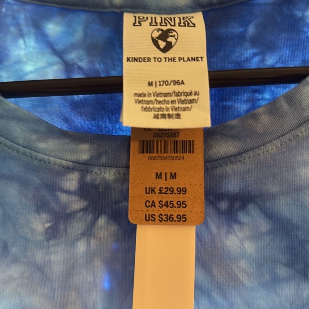 VS Pink - blue tie die dress - Picture 2 of 4